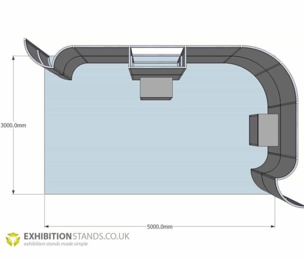 exhibition stand plan view