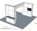 exhibition stand 3d view