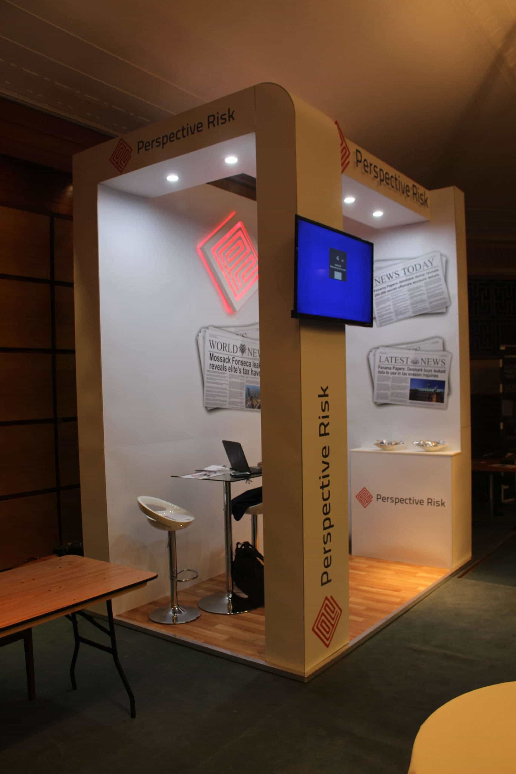 tall and clean exhibition stands