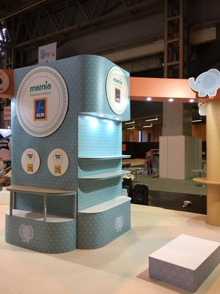 baby show display stand