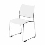 white lisa chair