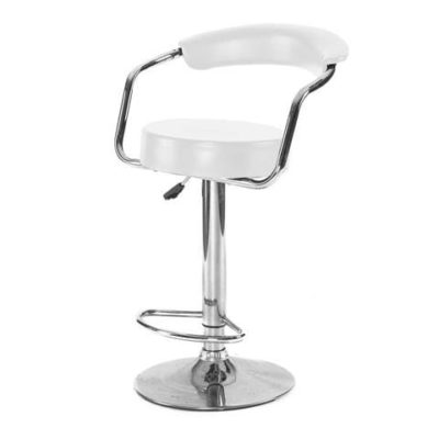 white rapid bar stool