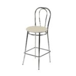 cream deco stool