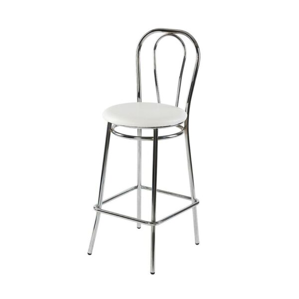 white deco stool