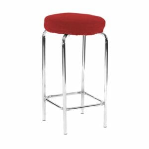red bar stool