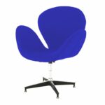 swan chair blue
