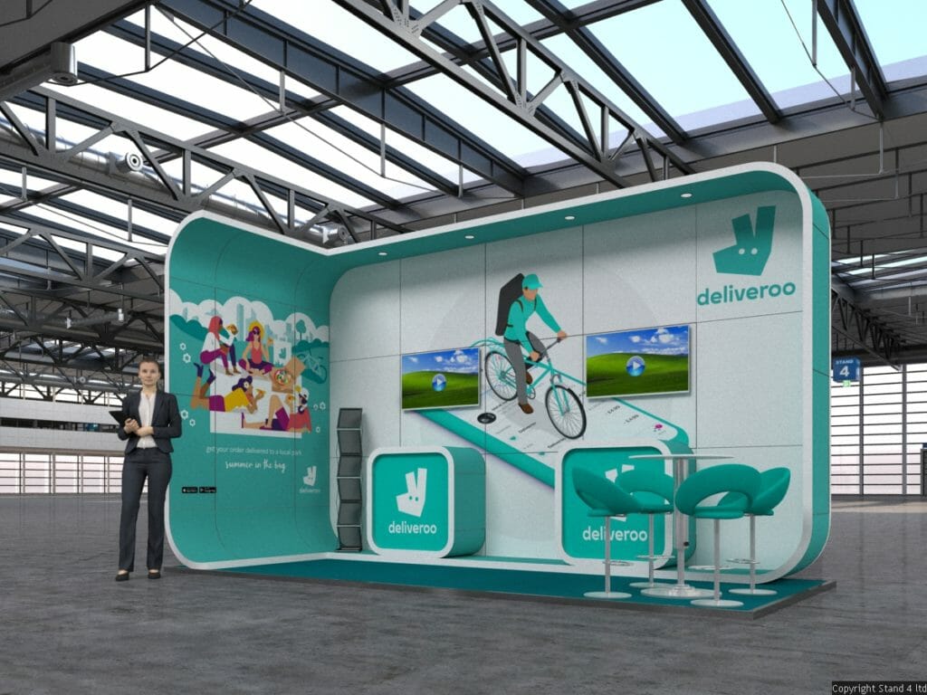 deliveroo exhibition stand