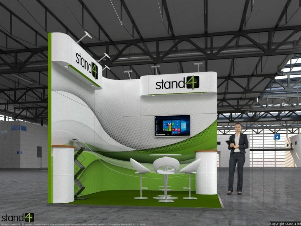 3m by 3m stand