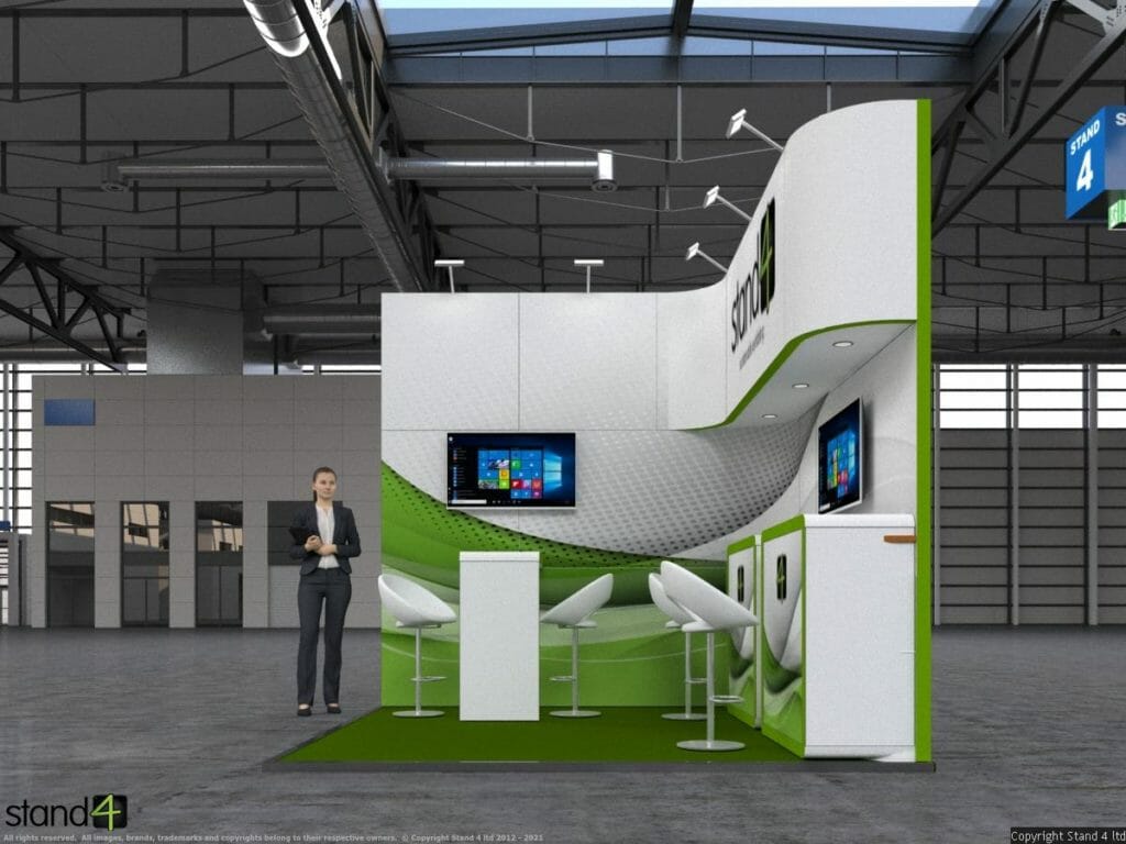 premium 3x3 exhibition booth