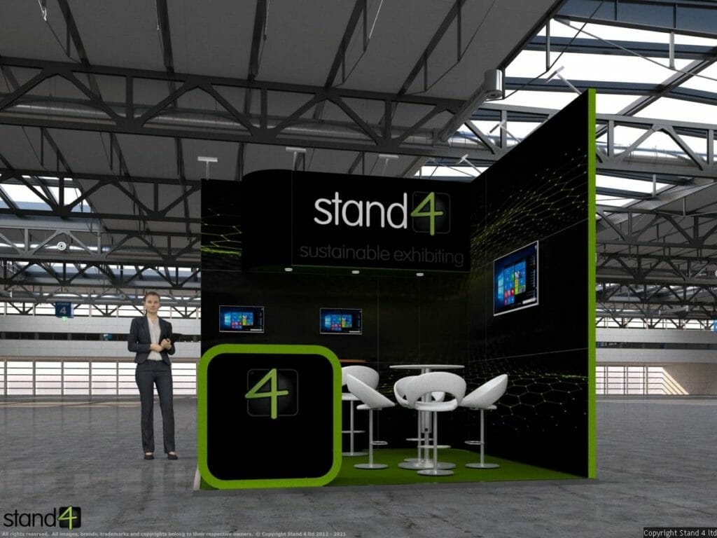 classic exhibition display stand