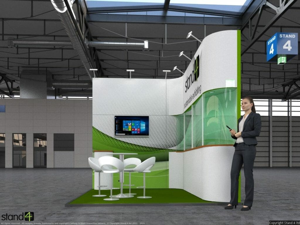 display case expo booth