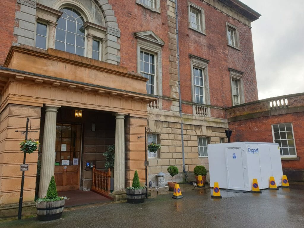 care home visiting pod