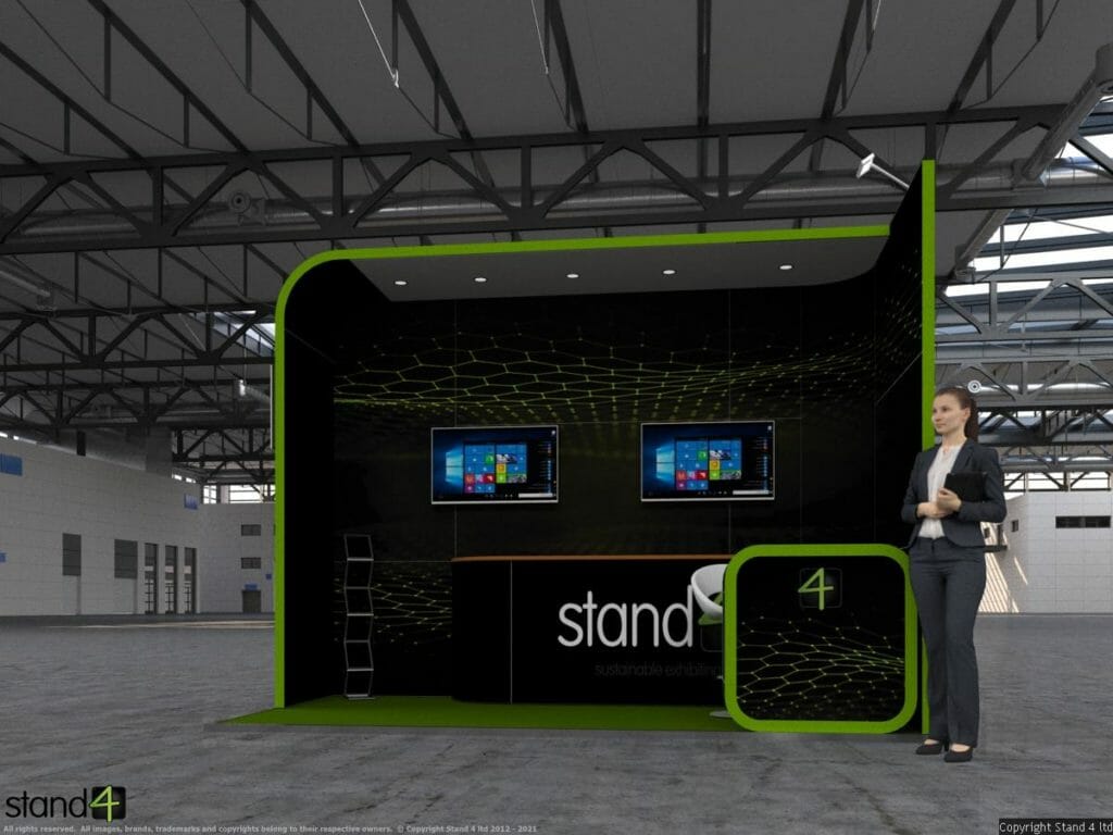 archway exhbition stand 4m