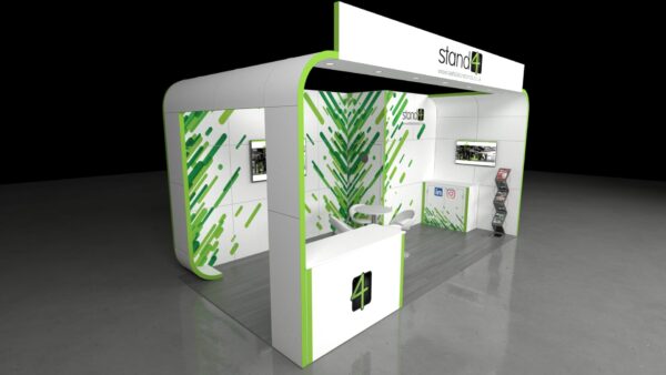 Smilia Stand – 6x3 Exhibition Stand Hire | Stand 4